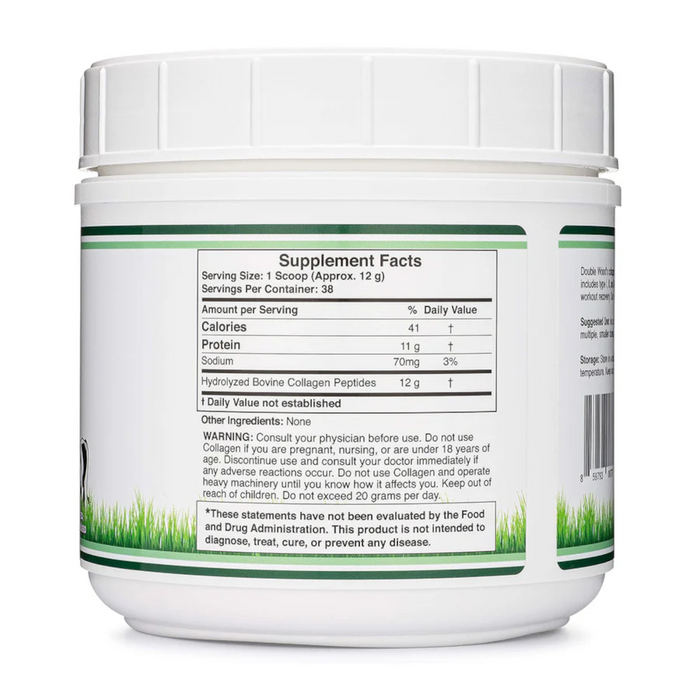 Double Wood Supplements Collagen Peptides - 16 oz. - Health As It Ought to Be