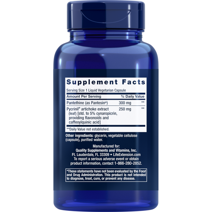 Life Extension CHOL Support - 60 Liquid Vegetarian Capsules - Health As It Ought to Be