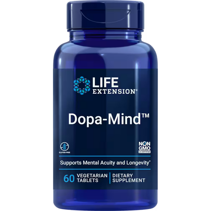 Life Extension Dopa-Mind - 60 Vegetarian Tablets - Health As It Ought to Be