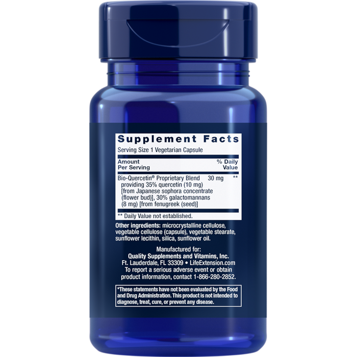 Life Extension Bio-Quercetin - 30 Vegetable Capsules - Health As It Ought to Be