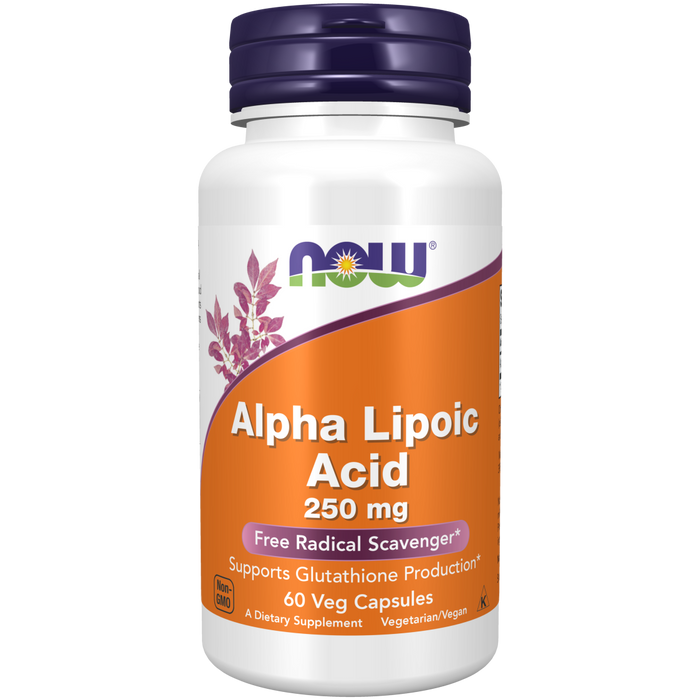 Now Foods Alpha Lipoic Acid 250 mg - 60 Veg Capsules - Health As It Ought to Be