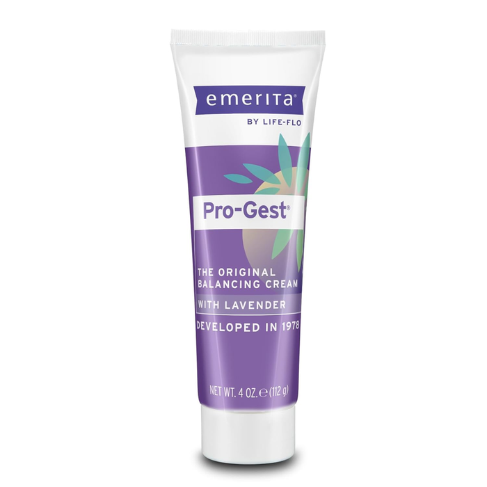Emerita Pro-Gest Paraben-Free Balancing Cream, Lavender - 4 oz. PATIENT ONLY TEMPORARY POS ONLY - Health As It Ought to Be