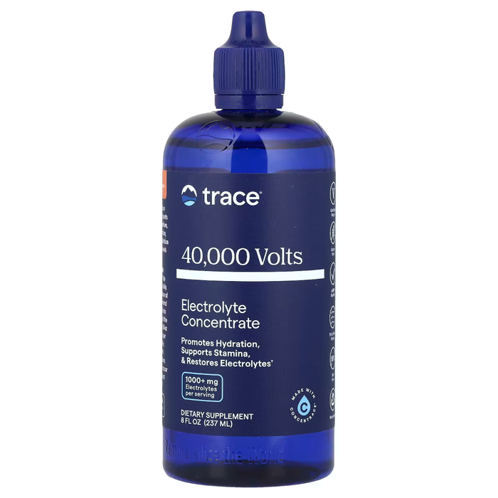 Trace Minerals  40,000 Volts Electrolyte Concentrate - 8 fl oz. - Health As It Ought to Be