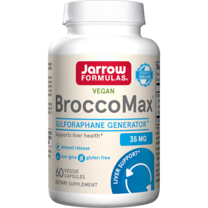 Jarrow Formulas BroccoMax - 60 Veggie Capsules - Health As It Ought to Be