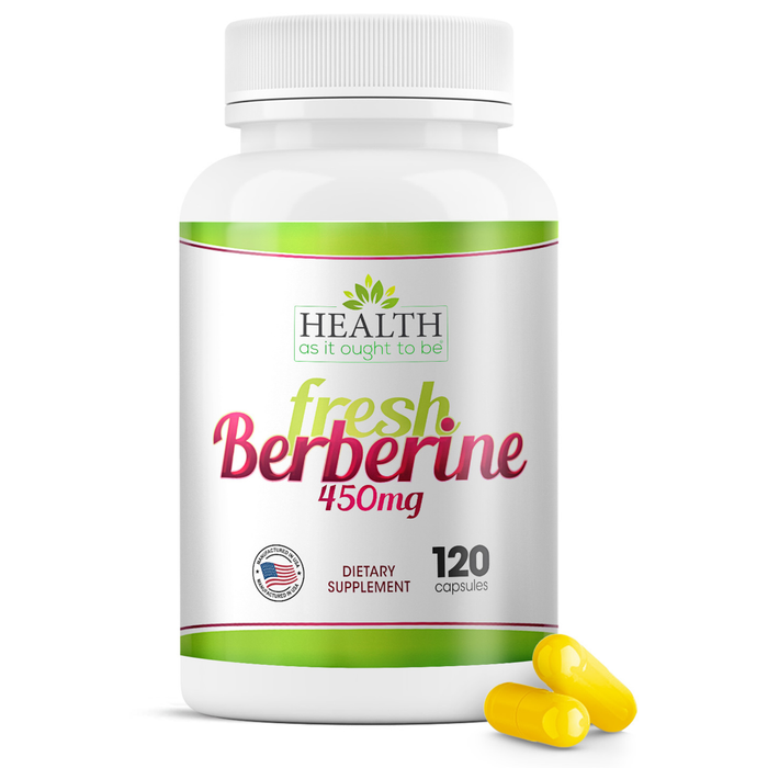 HAIOTB Berberine 450 mg - 120 Capsules - Health As It Ought to Be