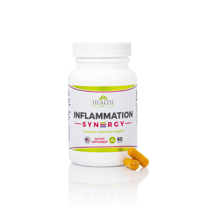 HAIOTB Inflammation Syn3rgy (Turmeric, Pine Bark, Ginger Root) - 60 Capsules - Health As It Ought to Be