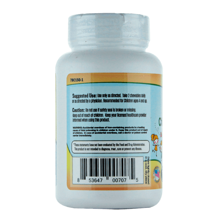Raise Them Well Children's Chewable Multivitamin with All-Natural Colors, Flavors, and Sweeteners - Health As It Ought to Be