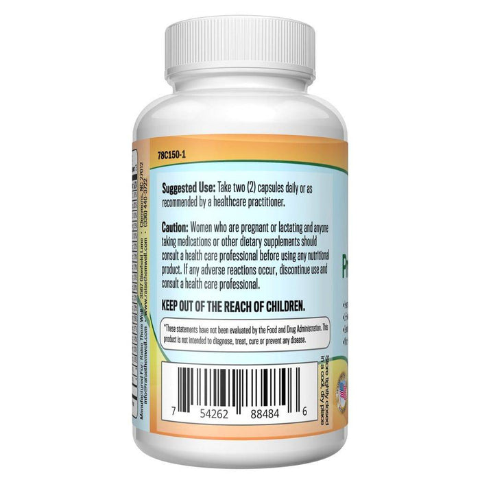 Raise Them Well Physician Developed Prenatal & Breastfeeding Multivitamin - 150 Veggie Capsules - Health As It Ought to Be