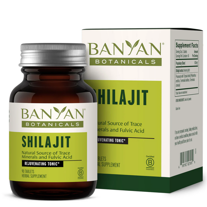 Banyan Botanicals Shilajit - 90 Tablets - Health As It Ought to Be