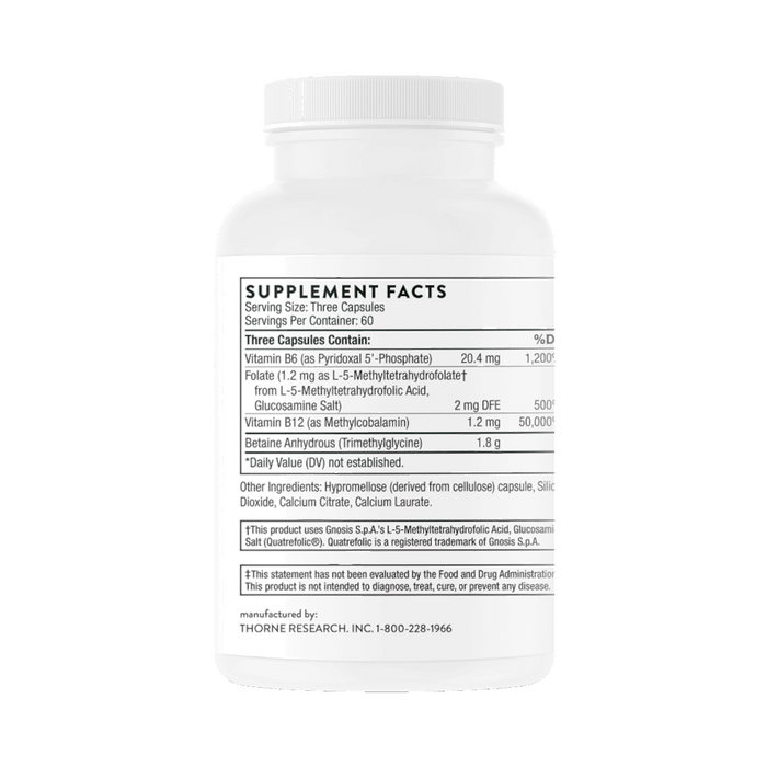 Thorne Methyl-Guard - 180 Caps - Health As It Ought to Be