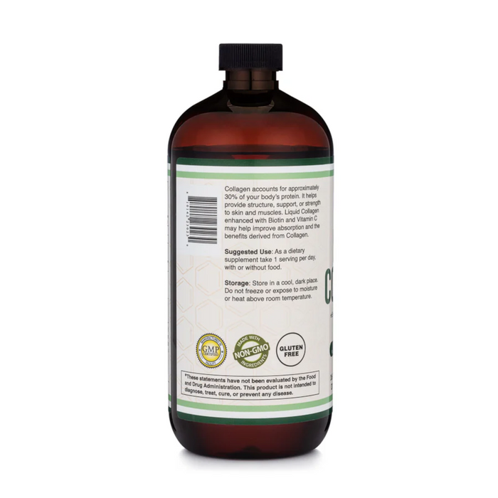 Double Wood Supplements Collagen Liquid - 16 fl oz. - Health As It Ought to Be