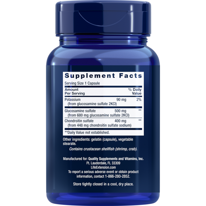 Life Extension Glucosamine / Chondroitin - 90 Capsules - Health As It Ought to Be