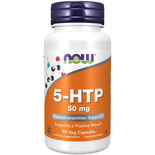 Now Foods 5-HTP 50 mg - 90 Veg Capsules - Health As It Ought to Be