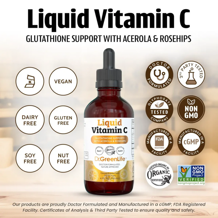 Dr. Green Life Liquid Vitamin C - 4 fl oz.