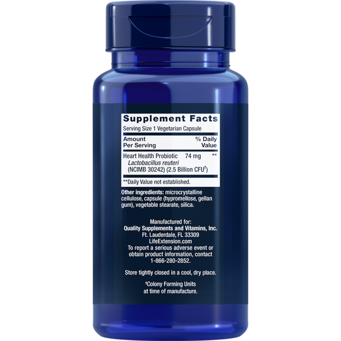 Life Extension FLORASSIST® Probiotic Heart Health - 60 Vegetarian Capsules - Health As It Ought to Be