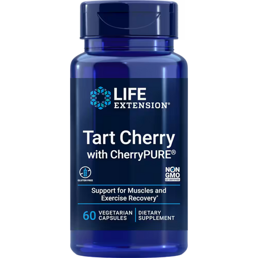 Life Extension Tart Cherry with CherryPURE® - 60 Vegetarian Capsules - Health As It Ought to Be