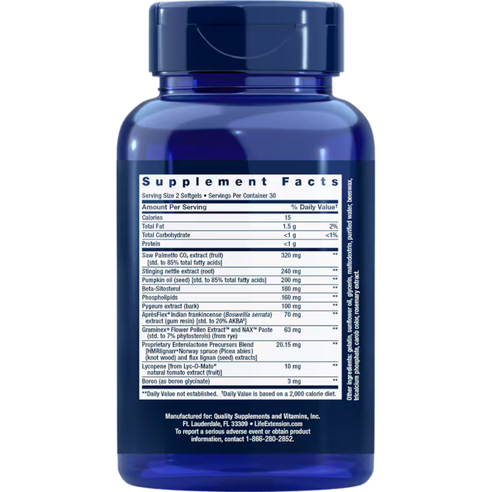 Life Extension Ultra Prostate Formula - 60 Softgels