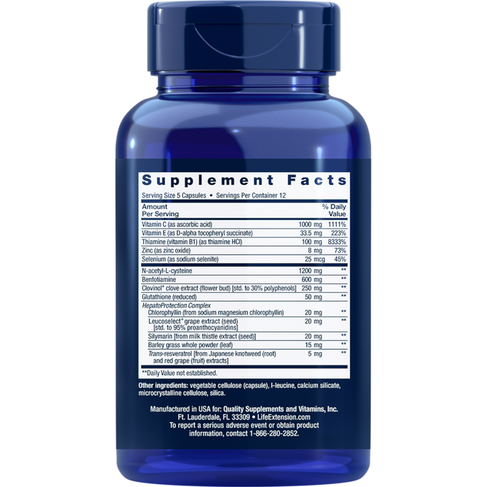 Life Extension Anti-Alcohol - 60 Capsules