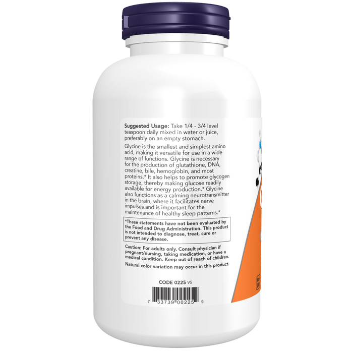 Now Foods Glycine Pure Powder - 1 lb. - Health As It Ought to Be
