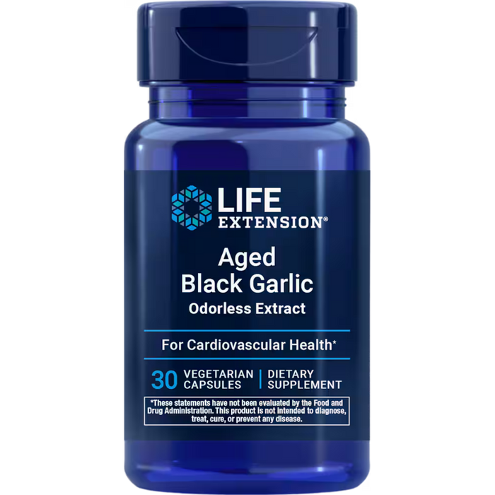Life Extension Aged Black Garlic Odorless Extract - 30 Capsules