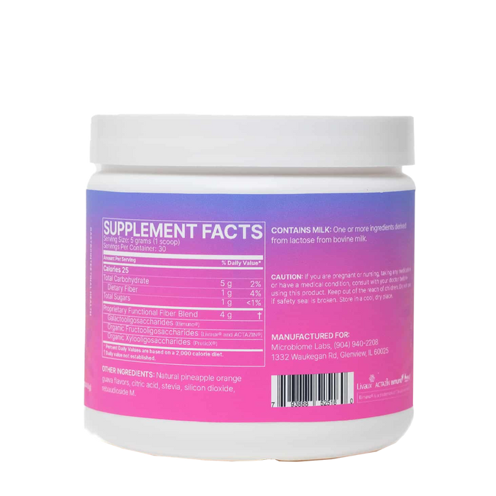 zSTACY Microbiome Labs MegaPre Precision Probiotic Powder, Pineapple Orange Guava - 5.5 oz. - Health As It Ought to Be
