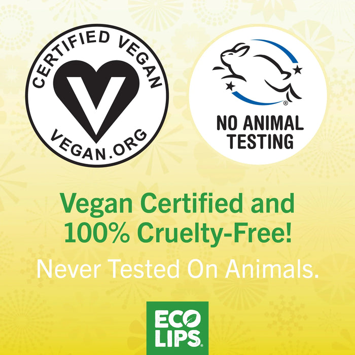 Eco Lips Bee Free Vegan Lemon Lime Lip Balm PATIENT ONLY - Health As It Ought to Be