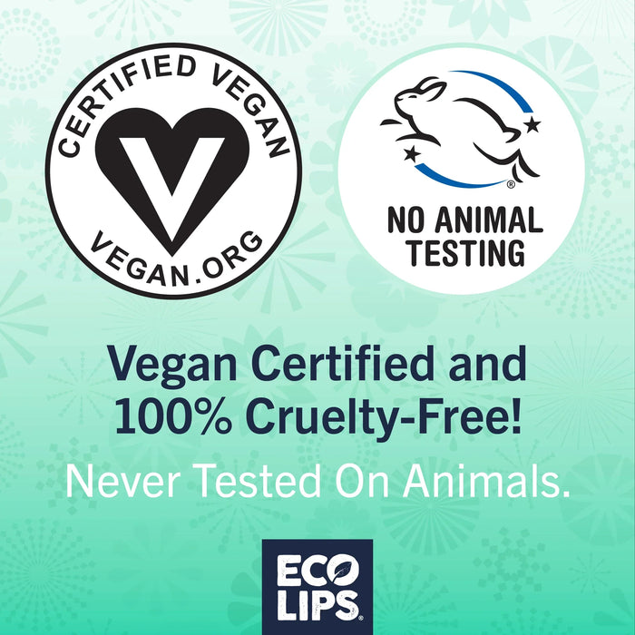 Eco Lips Vegan Bee Free Sweet Mint Organic Lip Balm Single Tube PATIENT ONLY - Health As It Ought to Be