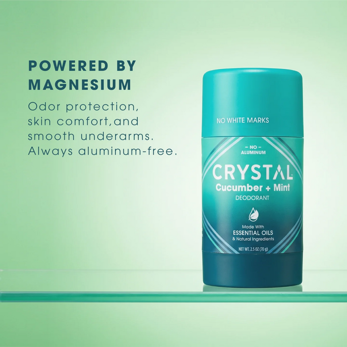 Crystal Cucumber and Mint Deodorant - 2.5 oz.