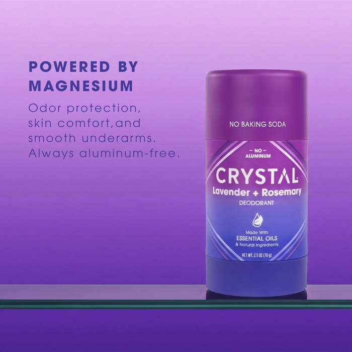 Crystal Lavender and Rosemary Deodorant - 2.5 oz.