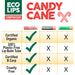 Eco Lips Candy Cane 3 pack - Seasonal PATIENT ONLY - Health As It Ought to Be