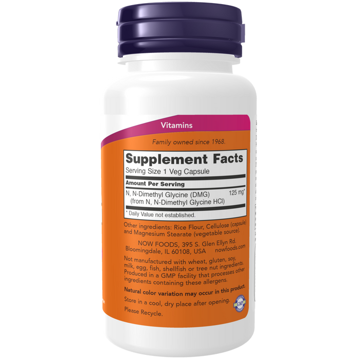 Now Foods DMG 125 mg - 100 Capsules - Health As It Ought to Be
