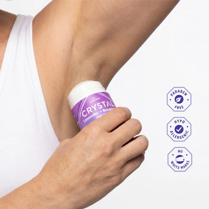 Crystal Lavender and Rosemary Deodorant - 2.5 oz.