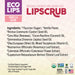 Eco Lips Organic Sugar Lip Scrub Vanilla Bean 0.50 oz pot PATIENT ONLY - Health As It Ought to Be