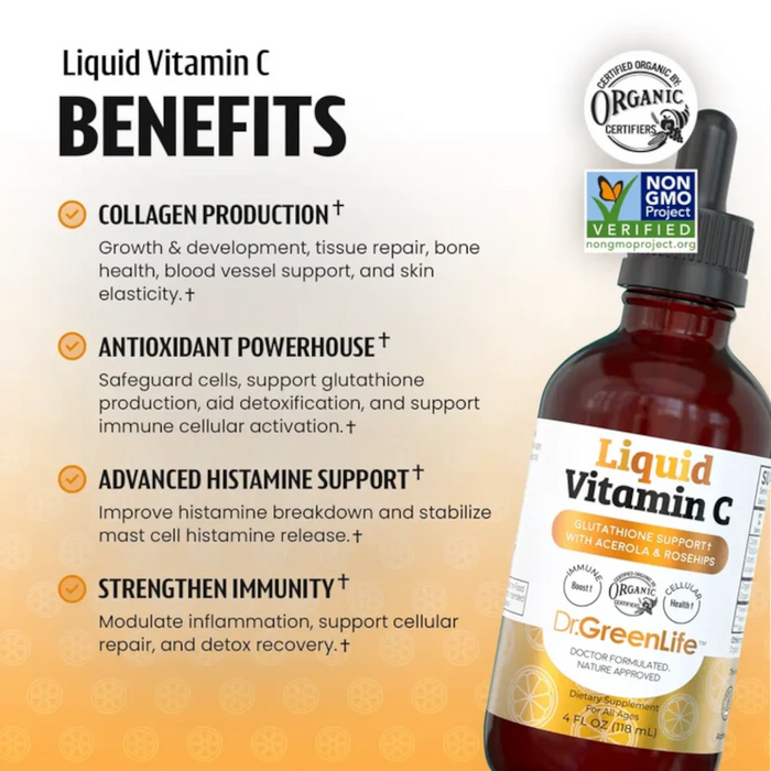 Dr. Green Life Liquid Vitamin C - 4 fl oz.
