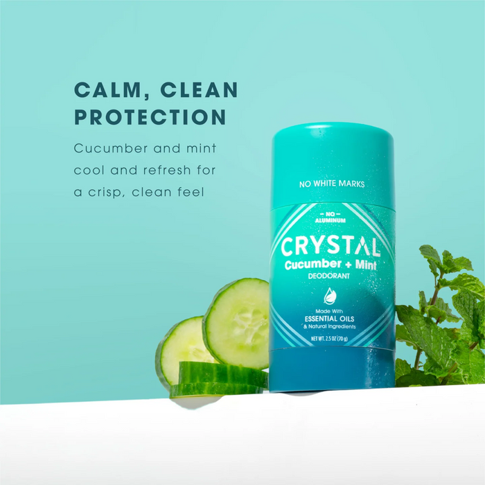 Crystal Cucumber and Mint Deodorant - 2.5 oz.