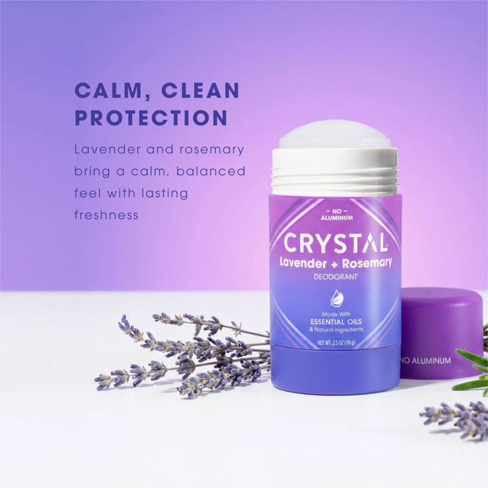 Crystal Lavender and Rosemary Deodorant - 2.5 oz.