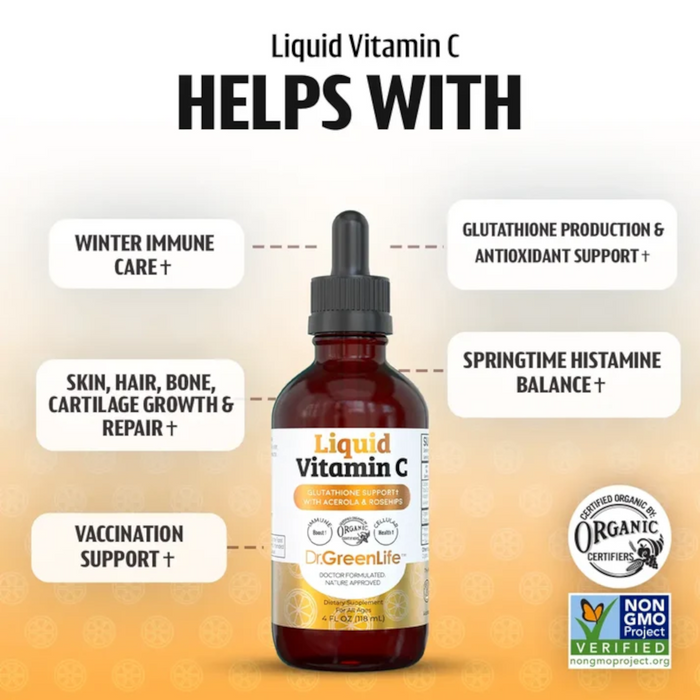 Dr. Green Life Liquid Vitamin C - 4 fl oz.