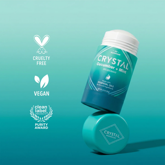 Crystal Cucumber and Mint Deodorant - 2.5 oz.