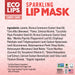 Eco Lips Sparkling Holiday Vanilla Mint Candy Cane Lip Mask - 0.25 oz. PATIENT ONLY - Health As It Ought to Be
