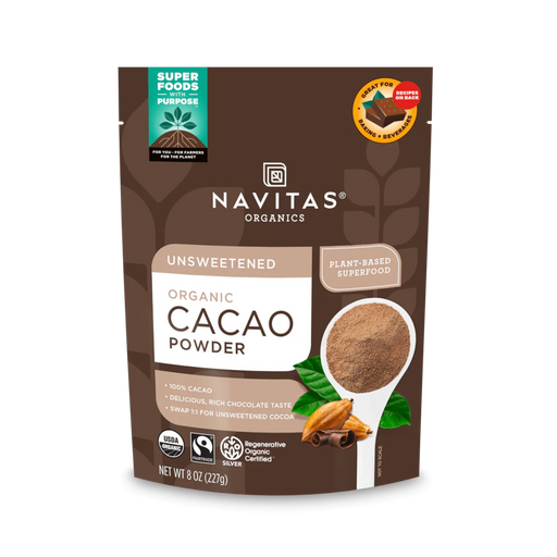 Navitas Organics Cacao Powder - 8 oz. - Health As It Ought to Be