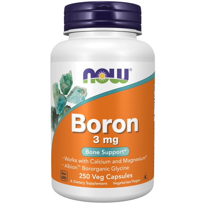 Now Foods Boron 3 mg - 250 Capsules