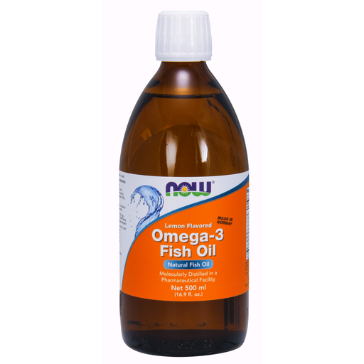 Now Foods Omega-3 Fish Oil Liquid - 16.9 fl. oz (500 ml) - Health As It Ought to Be