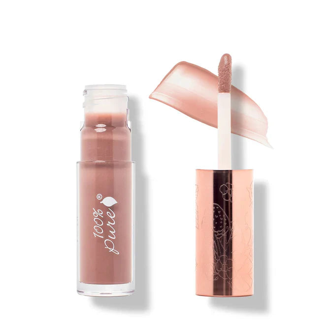 100% Pure Zer0 Fruit Pigmented Lip Gloss: Pink Caramel PATIENT ONLY - Health As It Ought to Be