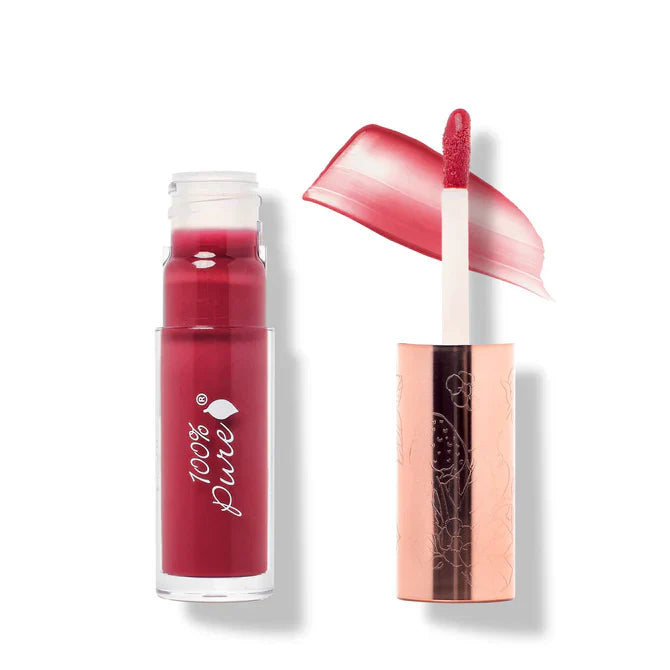 100% Pure Zer0 Fruit Pigmented Lip Gloss: Pomegranate Wine PATIENT ONLY - Health As It Ought to Be
