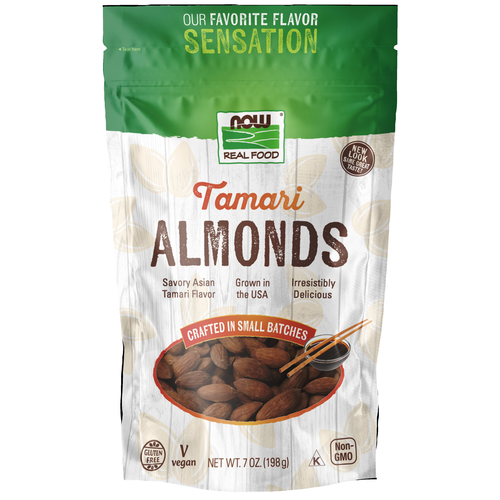 Now Foods Tamari Almonds - 7 oz. PATIENT ONLY - Health As It Ought to Be