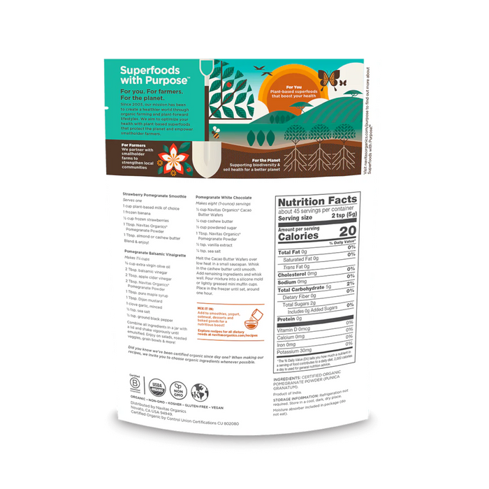 Navitas Nature Pomegranate Powder - 8.4 oz.