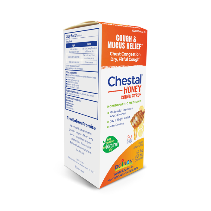 Boiron Adult Chestal Honey Cough Syrup - 6.7 fl oz. - Health As It Ought to Be