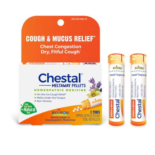Boiron Chestal Meltaway Pellets - 160 Pellets - Health As It Ought to Be