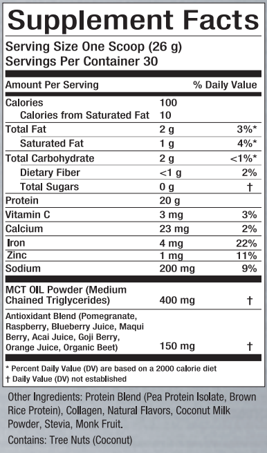 Momsanity Mom Fuel Protein Powder NATURAL VANILLA