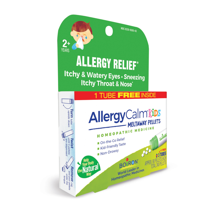 Boiron Homeopathics AllergyCalm Kids Pellets - 3 Count - Health As It Ought to Be